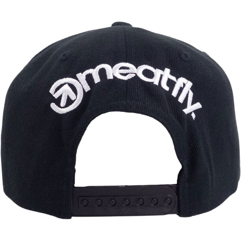 Meatfly kšiltovka Big Shock Snapback Black | Černá