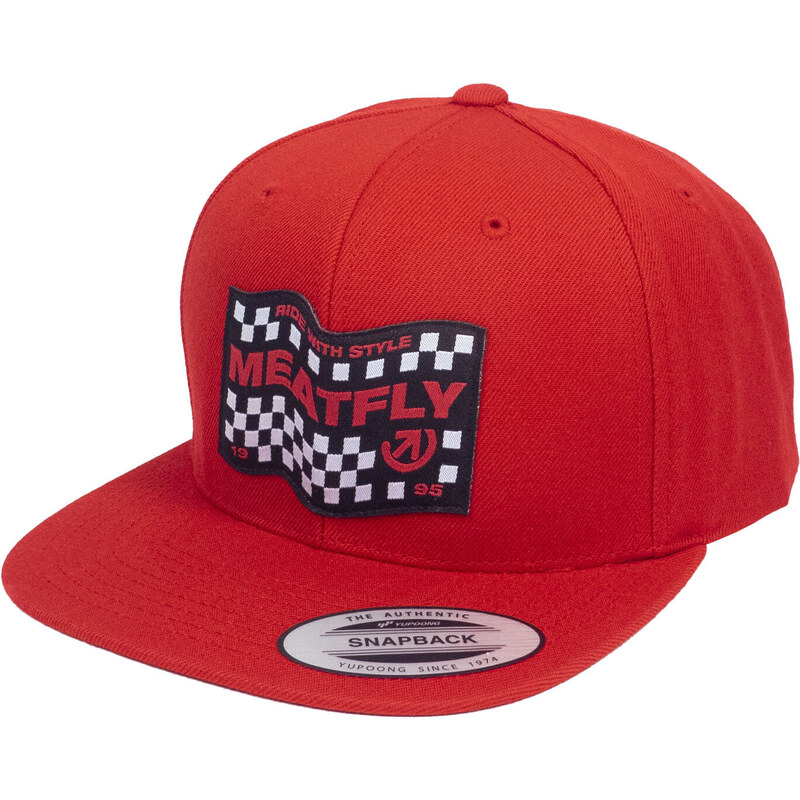 Meatfly kšiltovka Hornet Snapback Red | Červená