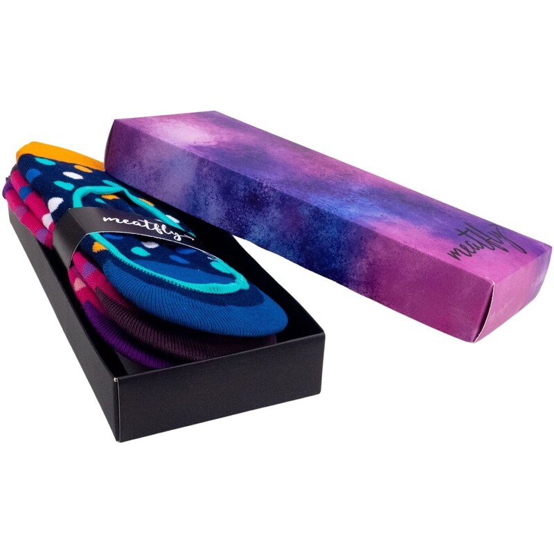 Ponožky Low Socks Gift Pack Navy / Fuchsia Meatfly One Size 113685609