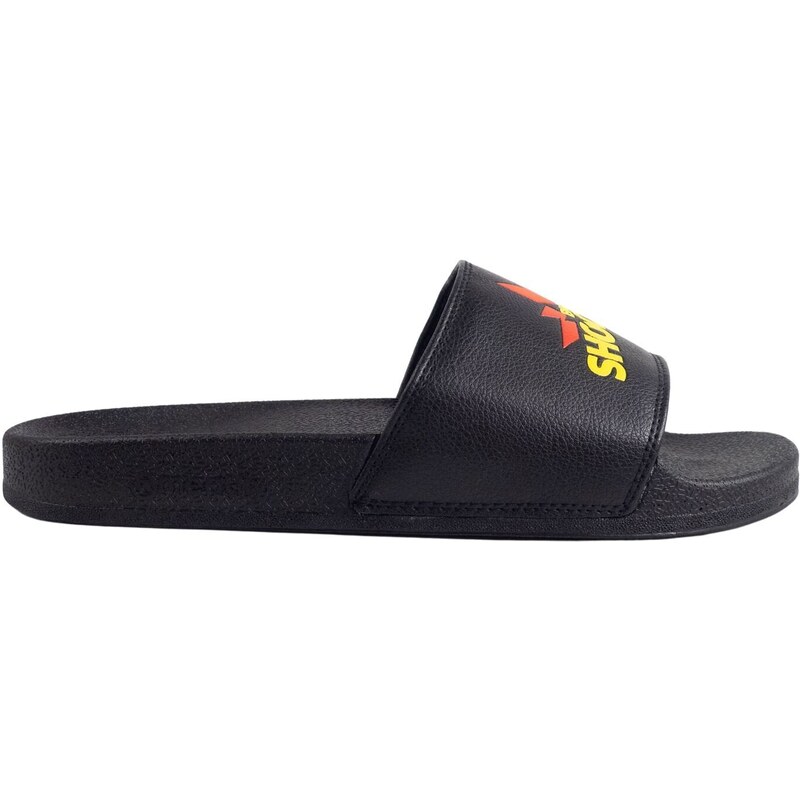 Meatfly pantofle Big Shock Yellow / Black | Černá