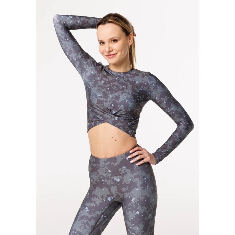 Bittersweet Paris Woman's Dark Revolution Gaia Longsleeve Top GLT-C-Print BSP1450