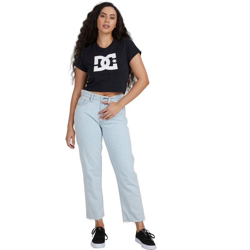 Dc shoes dámské tričko Star Crop Black | Černá