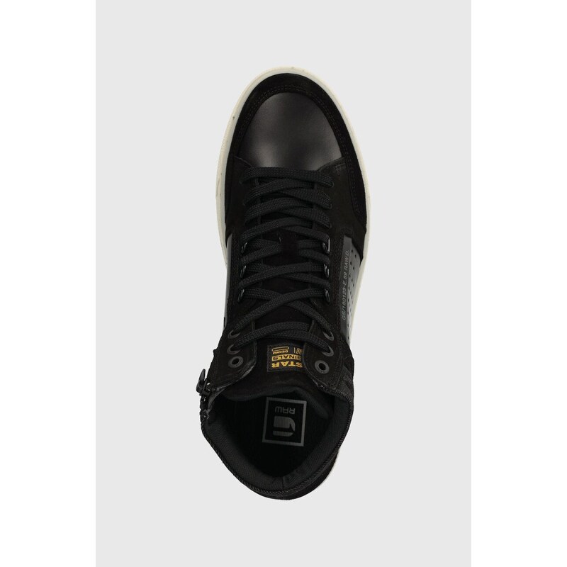 Sneakers boty G-Star Raw RAVOND II MID LEA černá barva, 2342005714.BLK