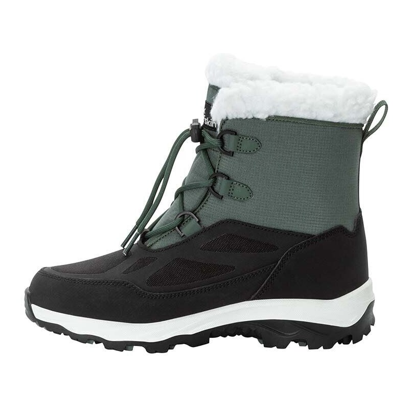 Dětské zimní boty Jack Wolfskin VOJO SHELL XT TEXAPORE MID zelená barva