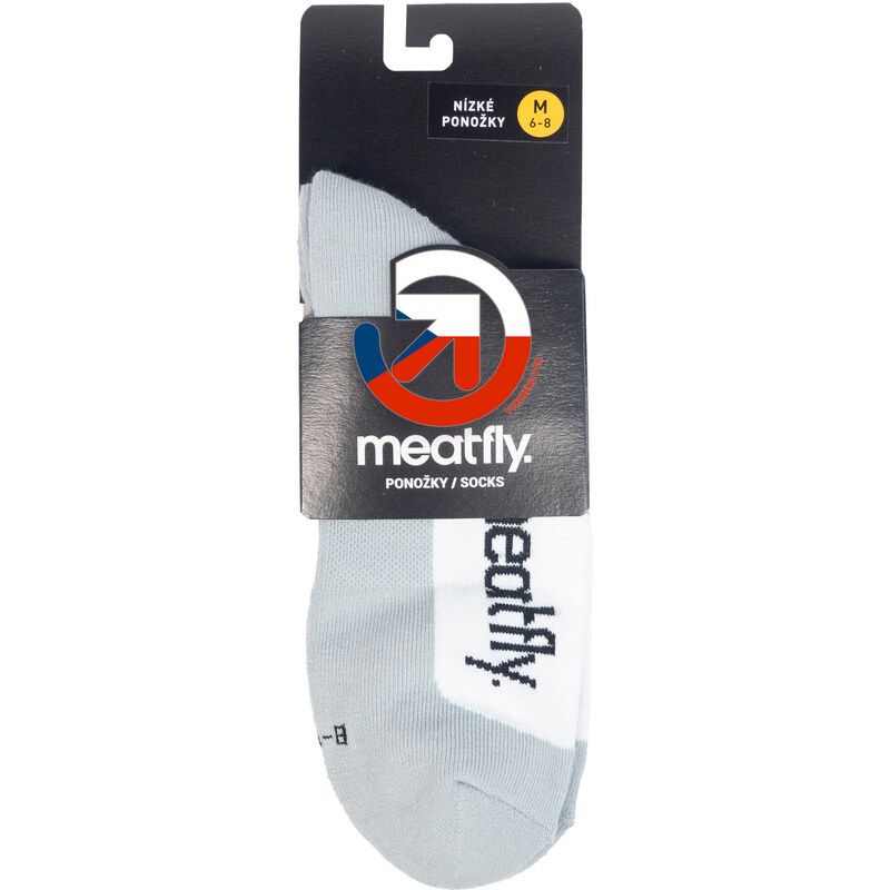 Meatfly ponožky Boot White | Bílá