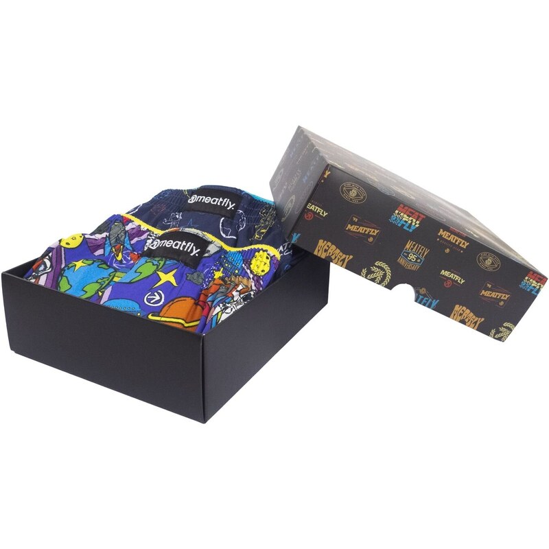 Meatfly pánské boxerky Agostino Cosmo Gift Pack | Modrá