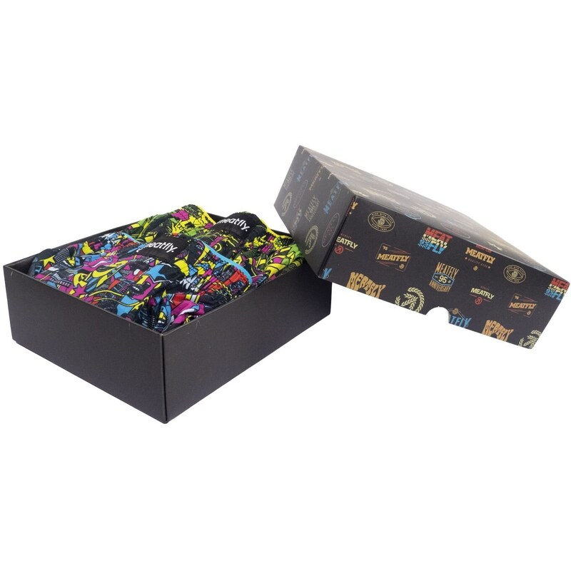 Meatfly pánské boxerky Agostino Cityboi Gift Pack | Mnohobarevná