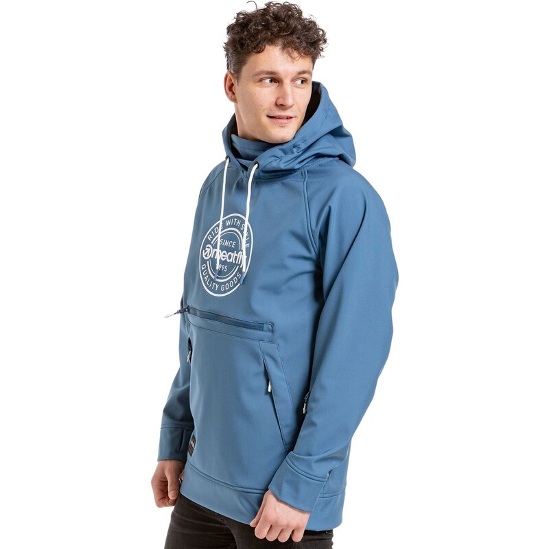 Meatfly pánská softshell bunda Jax Slate Blue | Modrá