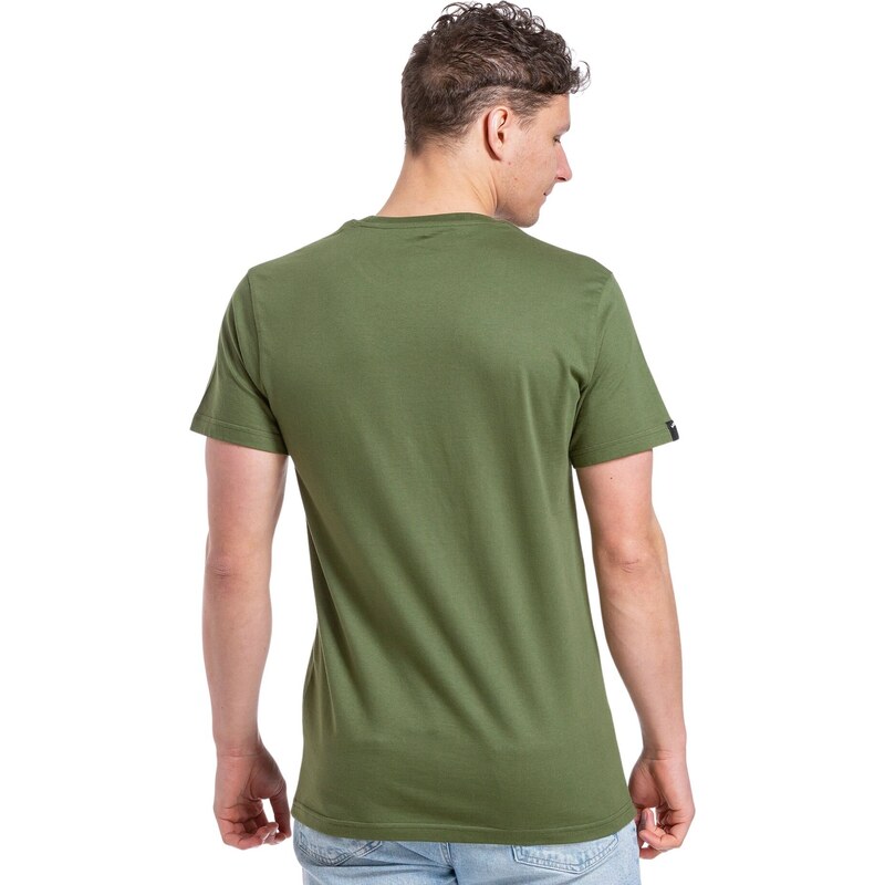 Meatfly pánské tričko Ductape Olive | Zelená
