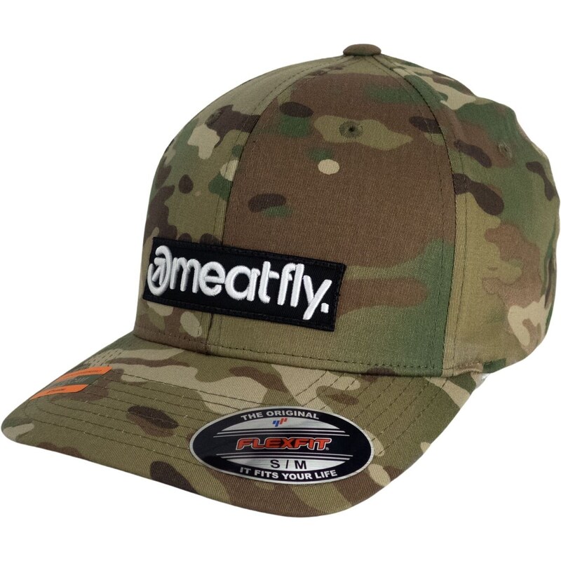 Kšiltovka Meatfly Raptor Flexfit, Multicam Logo