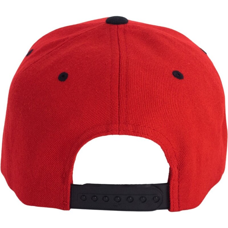 Meatfly kšiltovka Flanker Snapback Basic Logo Red/Black | Černá