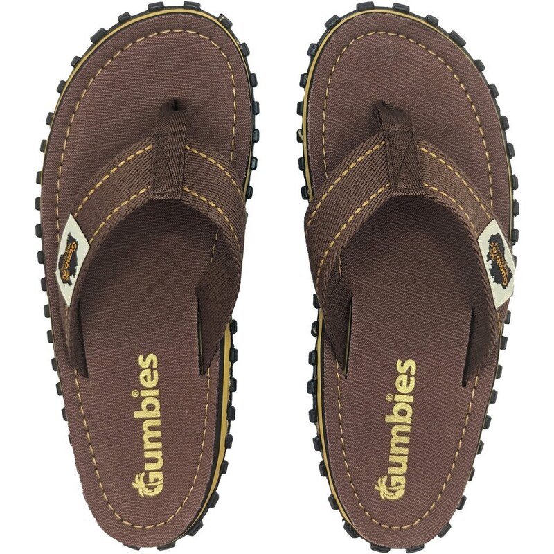 Gumbies Žabky Classic Brown