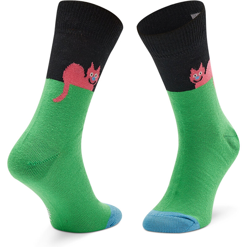 Sada 2 párů dětských vysokých ponožek Happy Socks