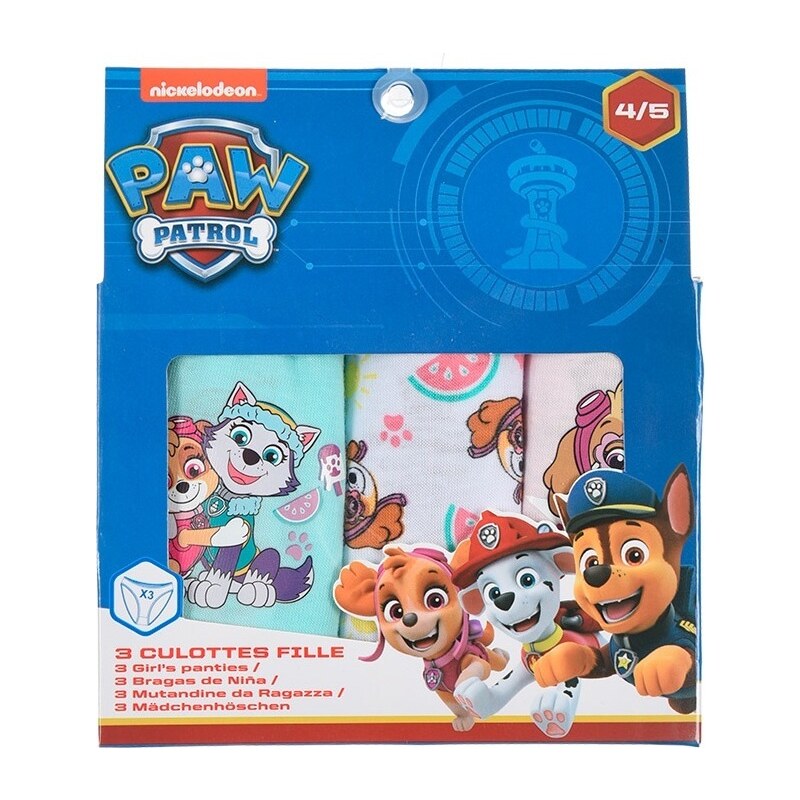 SADA DÍVČÍCH KALHOTEK PAW PATROL Bílá