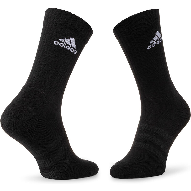 Sada 3 párů vysokých ponožek unisex adidas