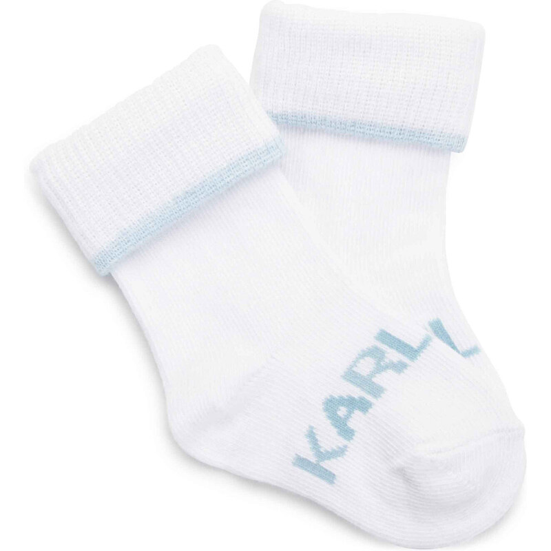 Sada 2 párů dětských vysokých ponožek Karl Lagerfeld Kids