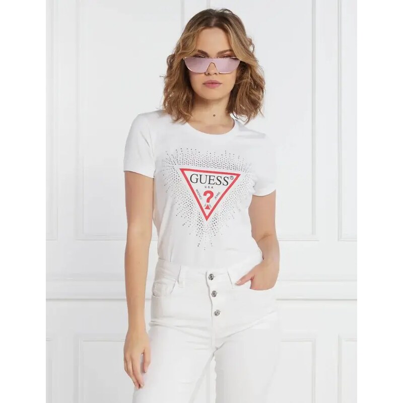 GUESS Tričko STAR TRIANGLE | Regular Fit