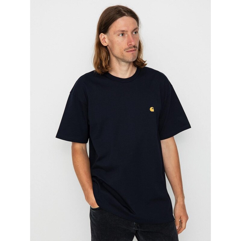 Carhartt WIP Chase (dark navy/gold)námořnická modrá