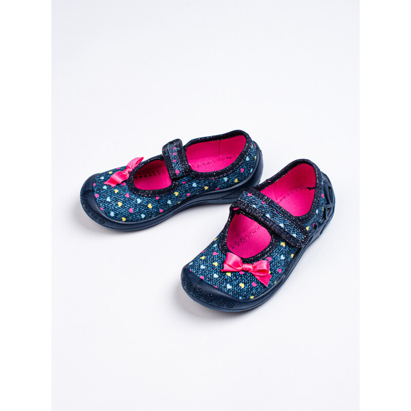 Shelvt Shoes for girls with velcro heart 3F