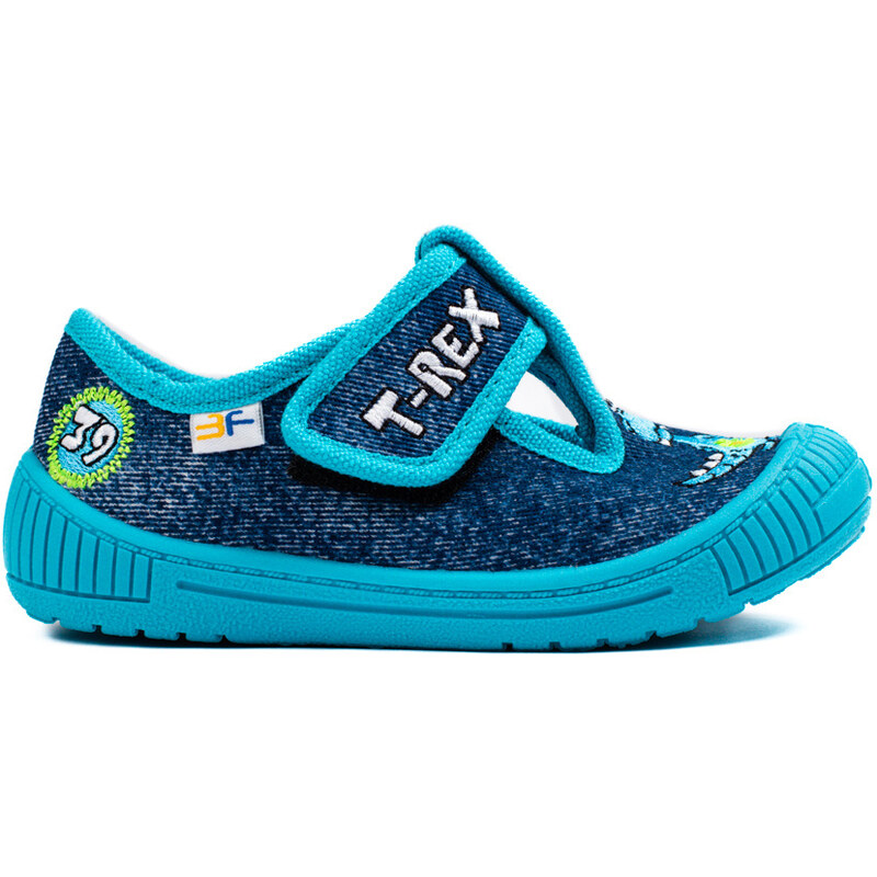 Shelvt Blue slippers for kindergarten for a boy 3F