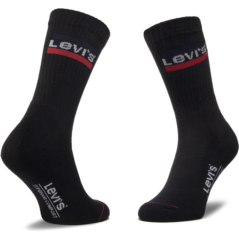 Sada 2 párů vysokých ponožek unisex Levi's