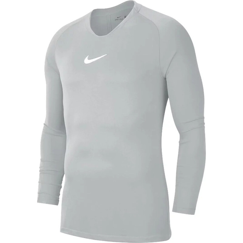Šedé pánské tričko Nike Dry Park First Layer Longsleeve Šedá