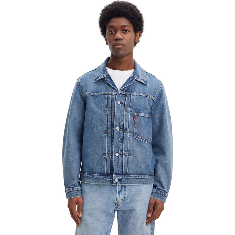 DŽÍNOVÁ BUNDA LEVI'S TRUCKER TYPE I JACKET Denim vzor