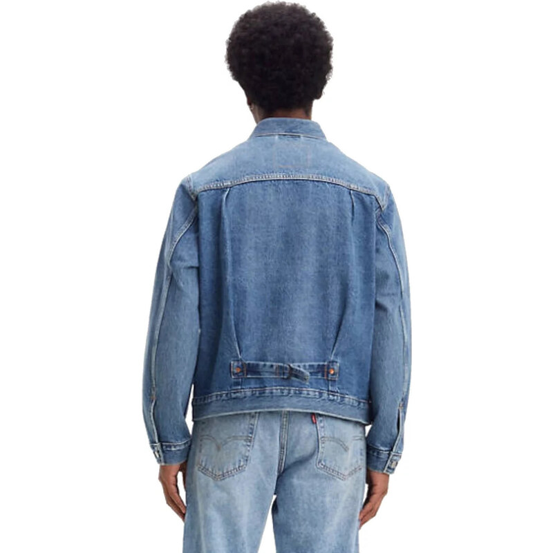 DŽÍNOVÁ BUNDA LEVI'S TRUCKER TYPE I JACKET Denim vzor