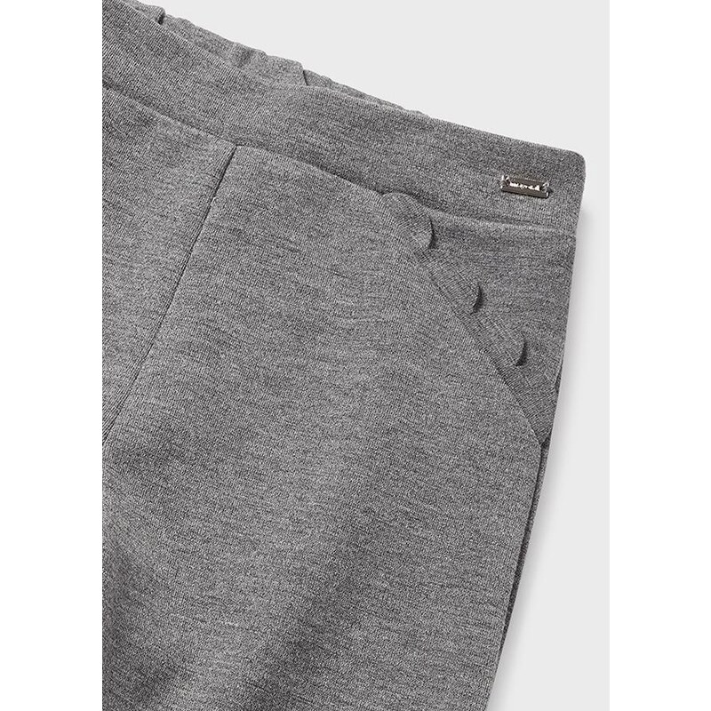 Kalhoty natahovací s aplikací šedé BABY Mayoral