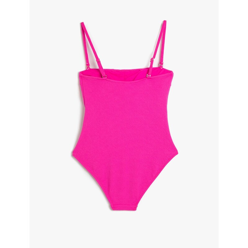 Koton Basic Swimwear with Thin, Detachable Straps