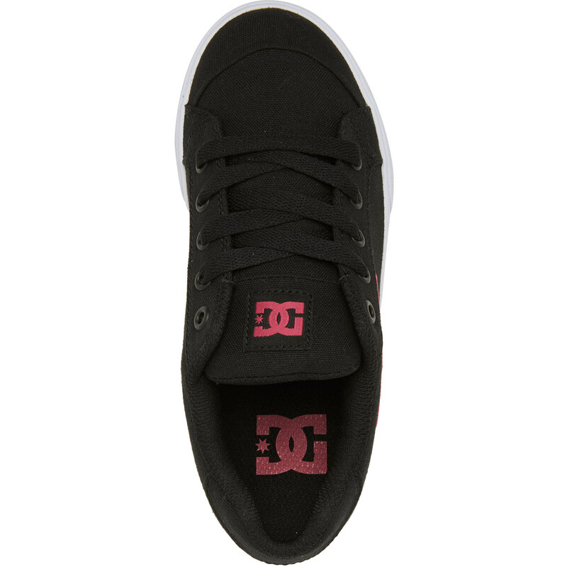 Dc shoes dětské tenisky Chelsea - S21 Black/Pink Stencil | Černá