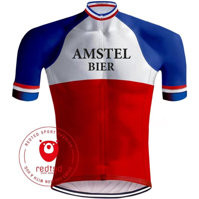 REDTED AMSTEL BIER VINTAGE CYKLISTICKÝ DRES - REDTED