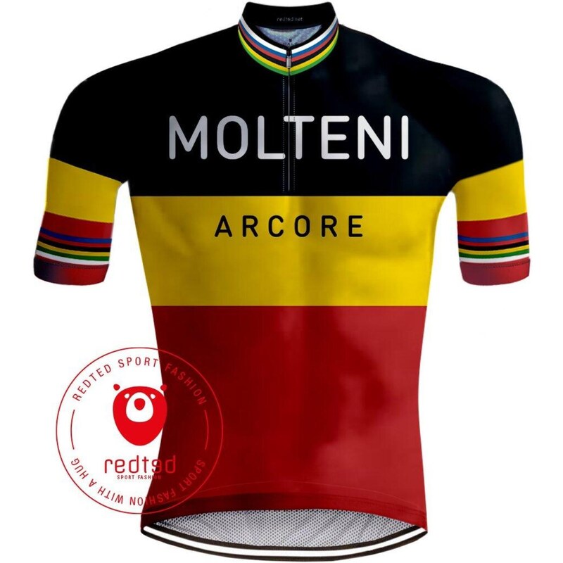 REDTED VINTAGE CYCLING DRESY - MOLTENI BELGICKÝ ŠAMPION - REDTED