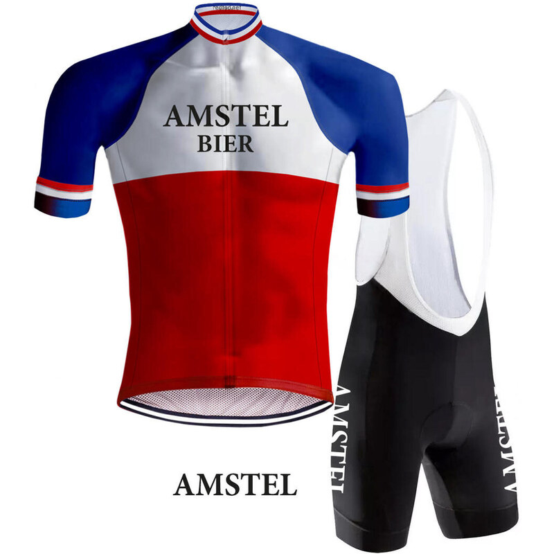 REDTED RETRO CYKLISTICKÝ DRES AMSTEL BEER - REDTED