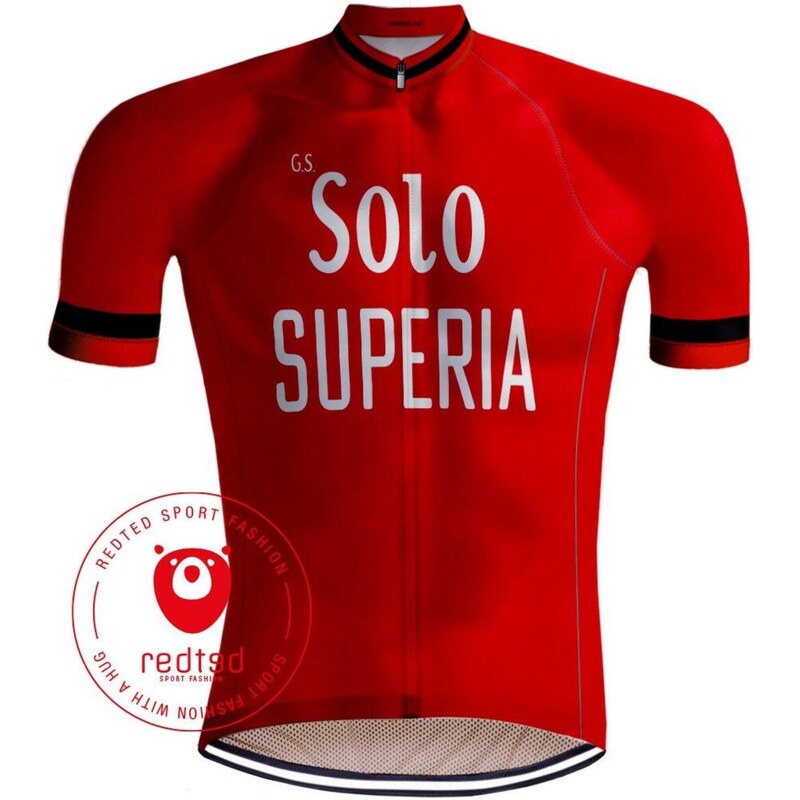 REDTED Vintage cyklistický dres Solo Superia - RedTed