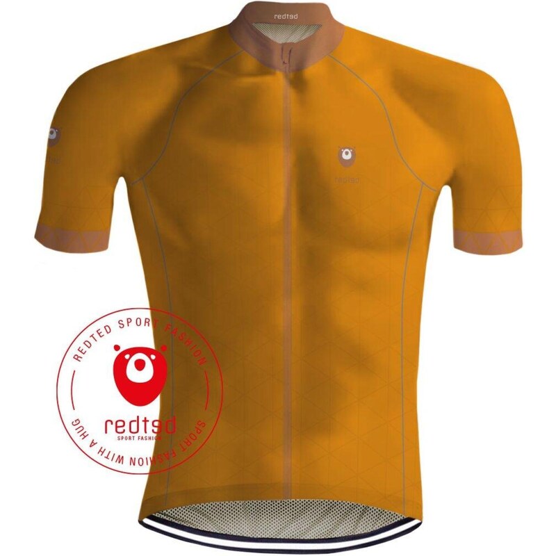 REDTED Cyklistický dres VIKING Oranžový - REDTED