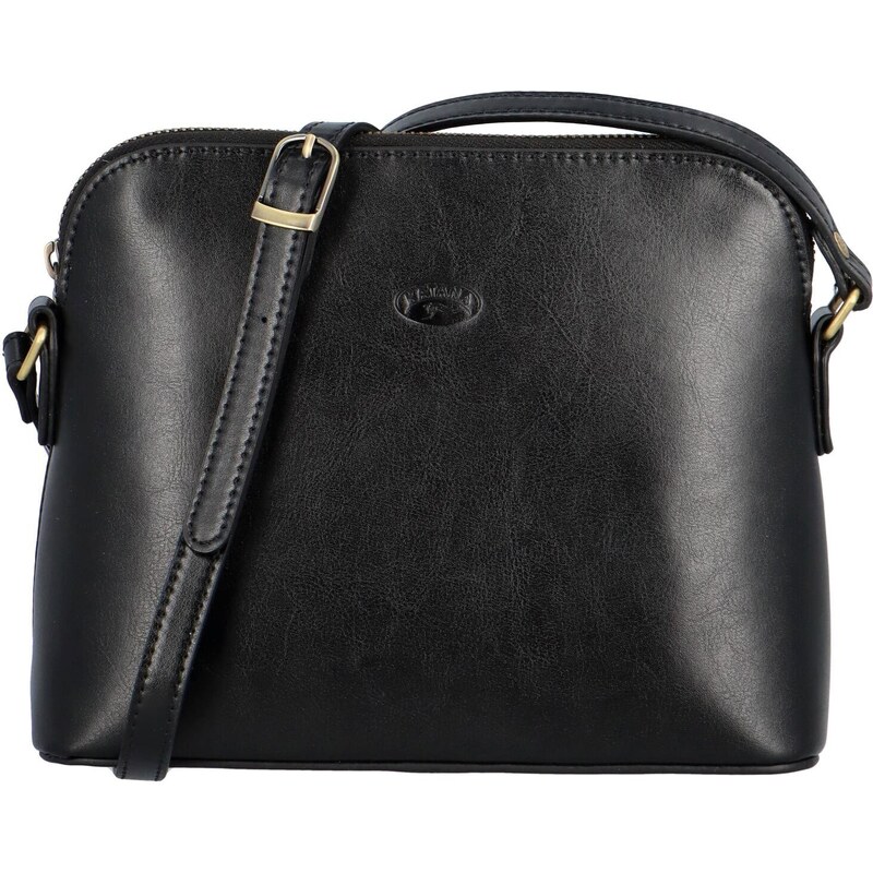 Luxusní dámská kožená crossbody Katana Ednovo, černá 84493190
