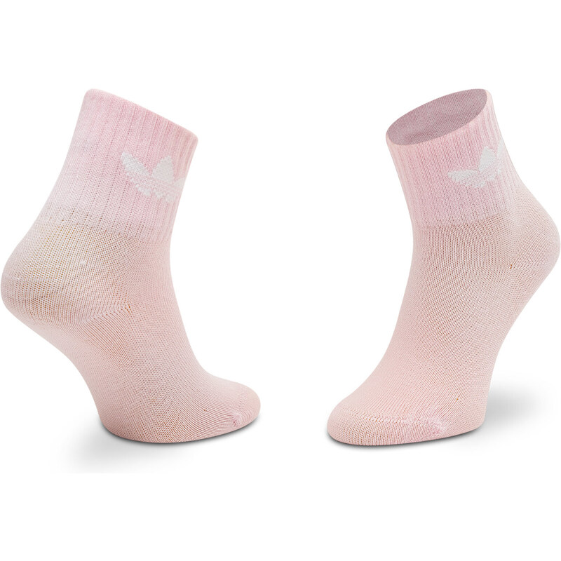 Sada 3 párů dětských vysokých ponožek adidas