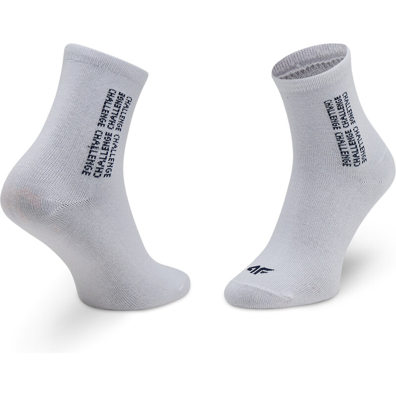 Sada 3 párů vysokých ponožek unisex 4F