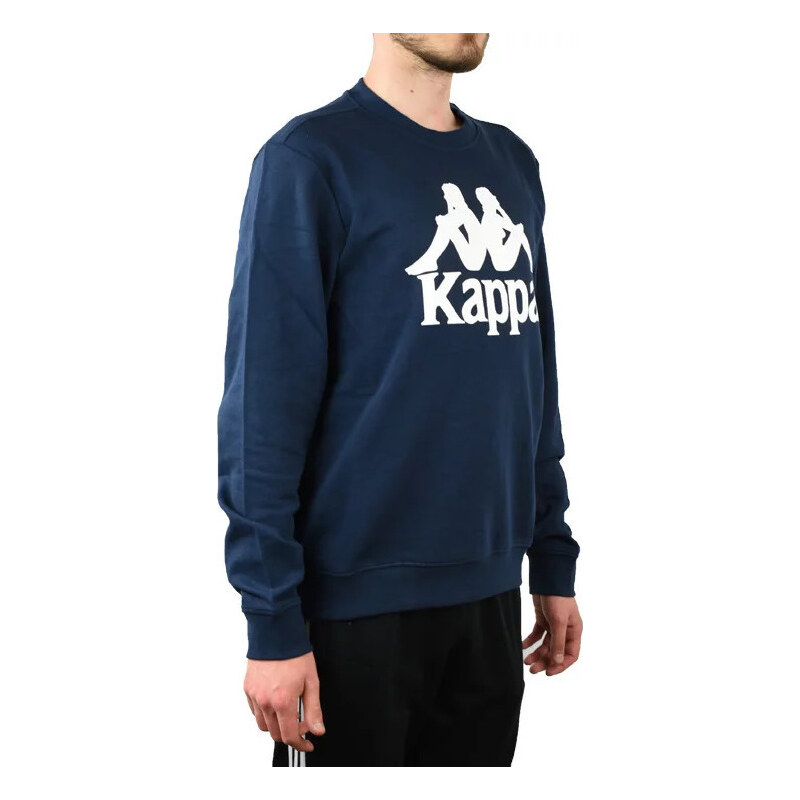 MODRÁ MIKINA KAPPA SERTUM RN SWEATSHIRT Tmavě modrá