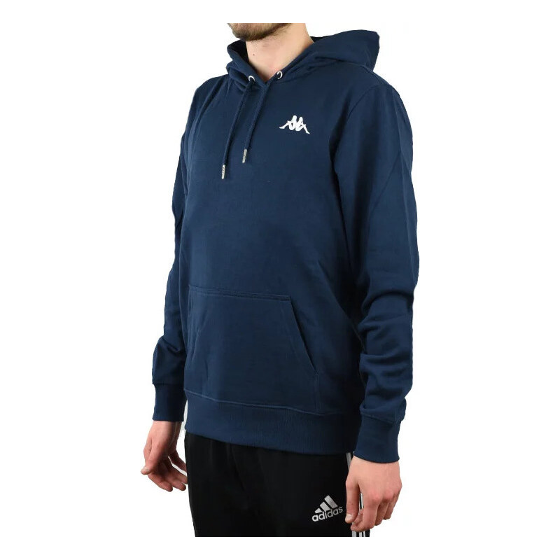 MODRÁ MIKINA KAPPA VEND HOODED Tmavě modrá