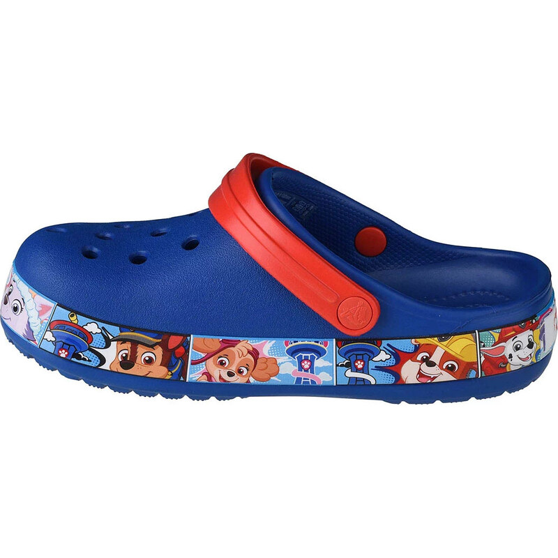 MODRÉ CHLAPECKÉ NAZOUVÁKY CROCS FUN LAB PAW PATROL Modrá