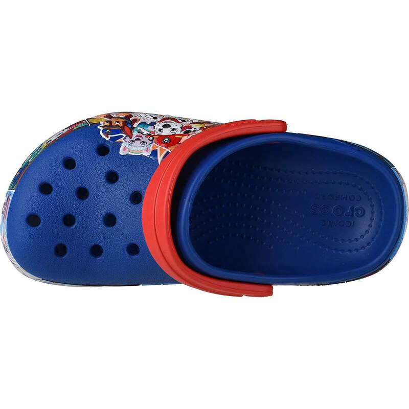 MODRÉ CHLAPECKÉ NAZOUVÁKY CROCS FUN LAB PAW PATROL Modrá