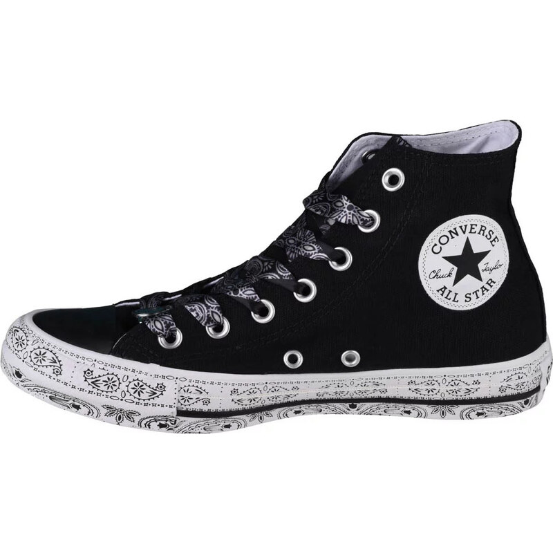 ČERNÉ DÁMSKÉ TENISKY CONVERSE X MILEY CYRUS CHUCK TAYLOR HI ALL STAR Černá