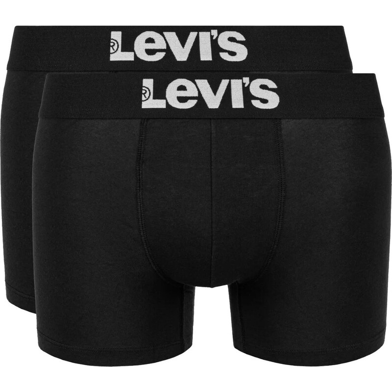 ČERNÁ SADA BOXEREK LEVI'S BOXER 2 PAIRS BRIEFS