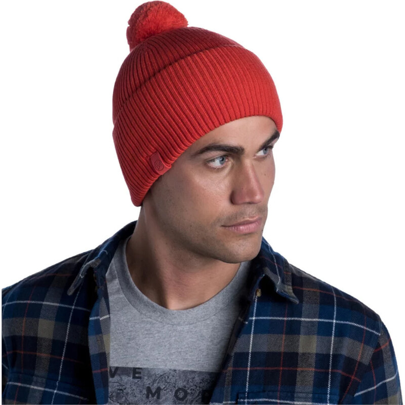 ČERVENÁ ČEPICE BUFF TIM MERINO HAT BEANIE