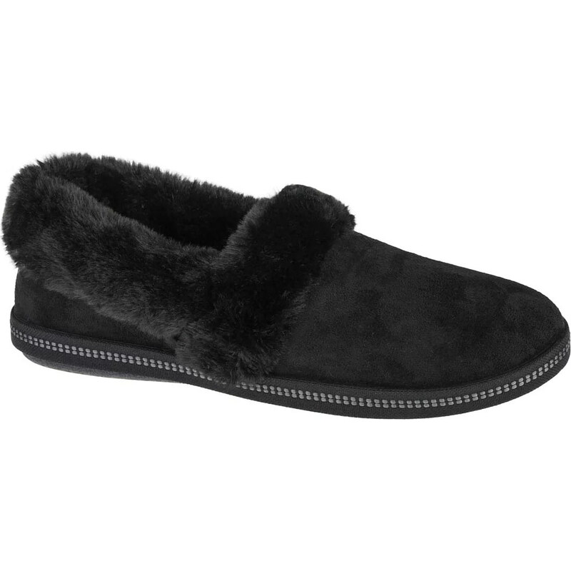 Černé dámské pantofle Skechers Cozy Campfire-Team Toasty Černá 108935818