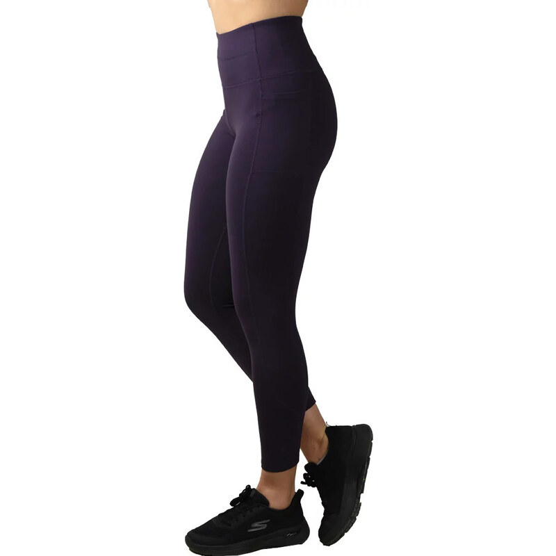 FIALOVÉ DÁMSKÉ LEGÍNY SKECHERS GO WALK HIGH WAISTED 7/8 LEGGING Fialová