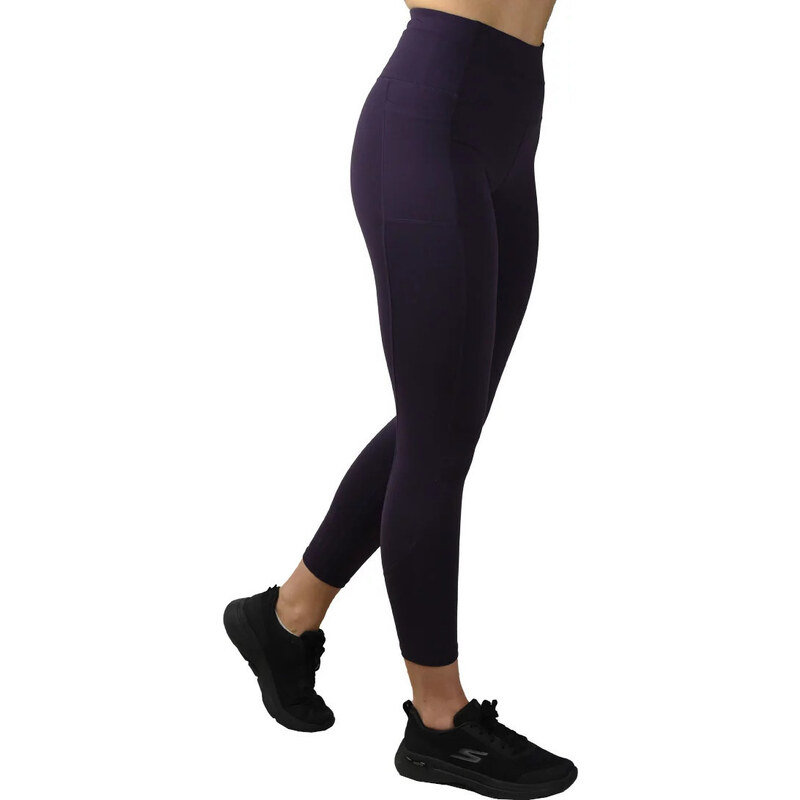 FIALOVÉ DÁMSKÉ LEGÍNY SKECHERS GO WALK HIGH WAISTED 7/8 LEGGING Fialová