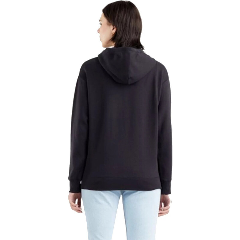 ČERNÁ MIKINA LEVI'S STANDARD ZIP HOODIE